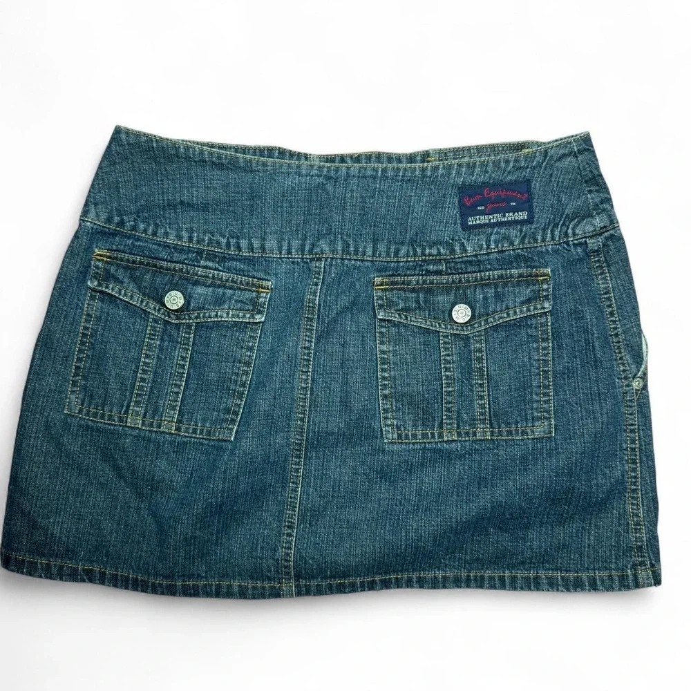 Y2K B.U.M. Equipment Denim Mini Skirt